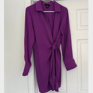 House of Harlow 1960 Wrap, Long Sleeve Mini Dress Size Small